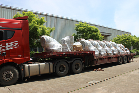 發(fā)貨現場-紹興天宏風機有限公司