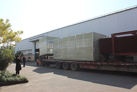 發(fā)貨現場-紹興天宏風機有限公司